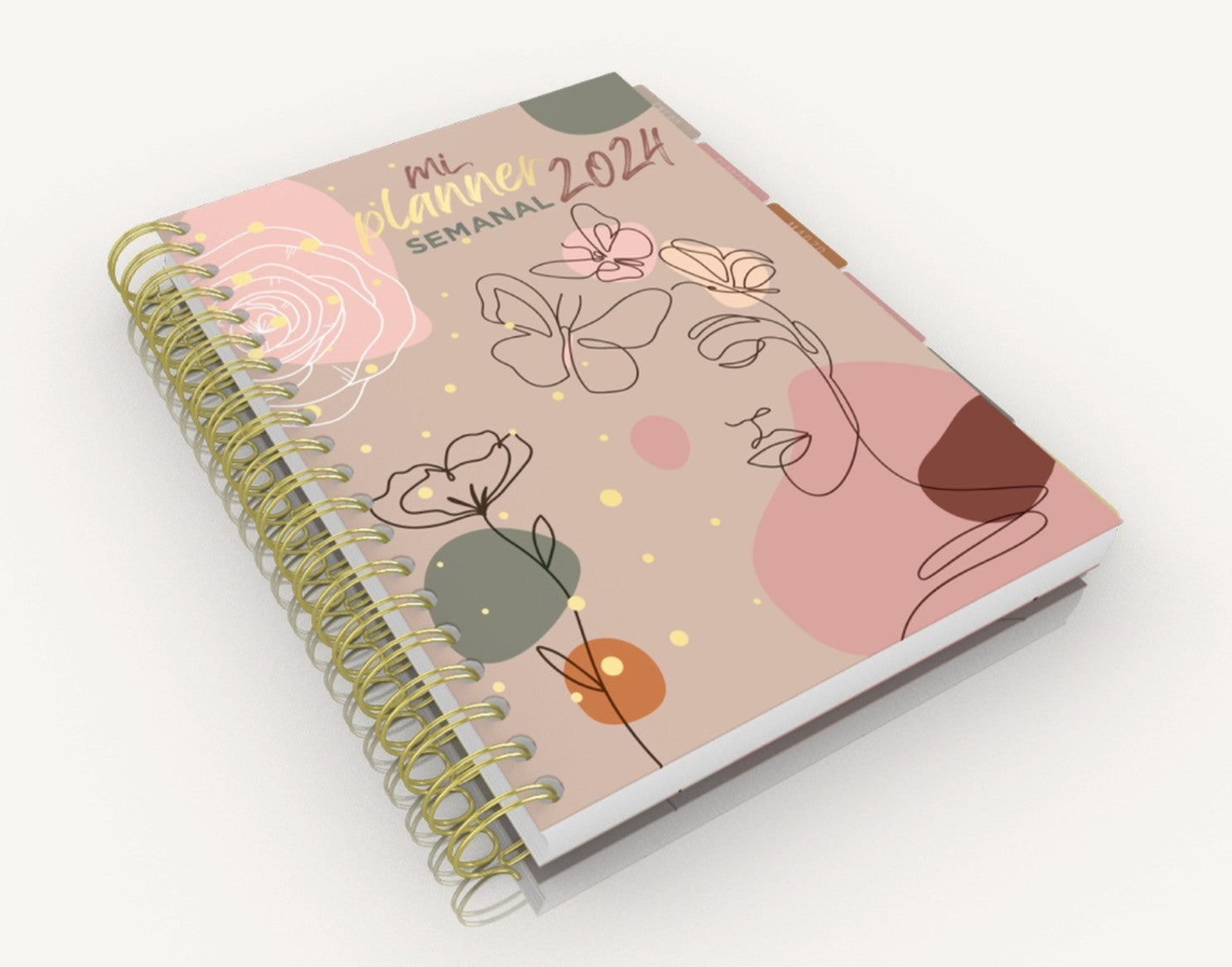 Planner Semanal Rosa 2024 PV