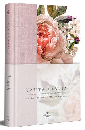 Biblia RVR60 Ultrafina LGrande TD Rosa Floral