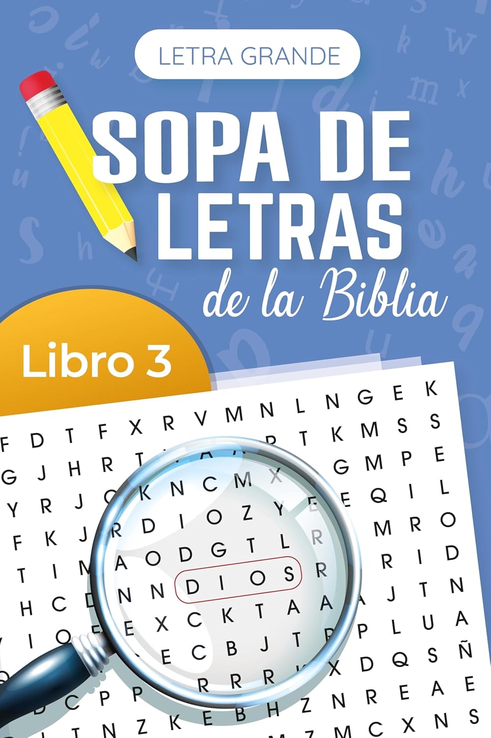 Sopa de letras de la Biblia libro 3 Letra Grande