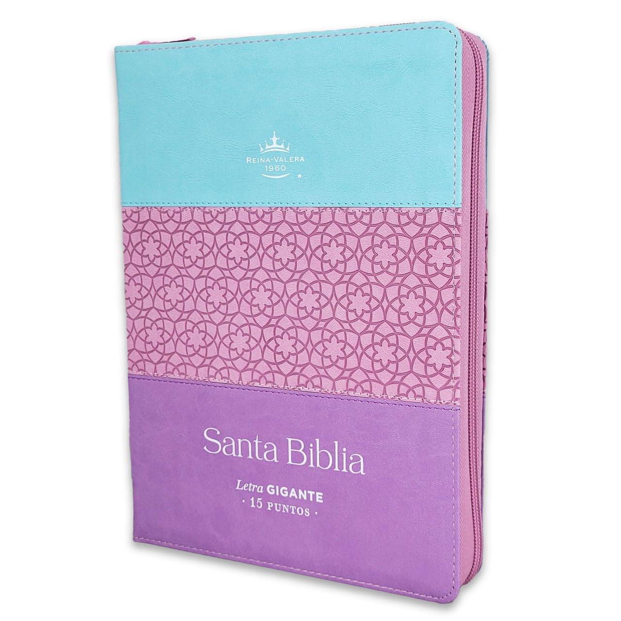 Biblia RVR60 085CZTI Letra Gigante Zipp Indice