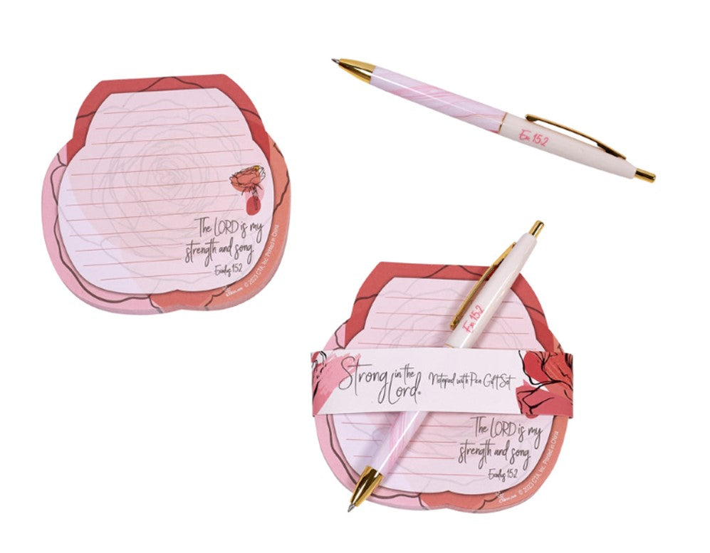 Libretita y bolígrafo "Strong in the Lord"
