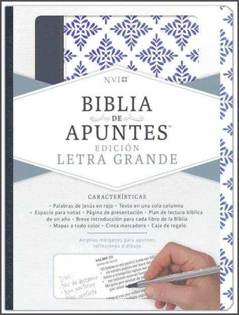 Biblia de Apuntes NVI Edición Letra Grande