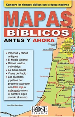 Mapas bíblicos antes y ahora (folleto)