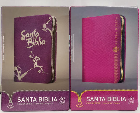Biblia NTV SentiPiel Zipper (variedad)