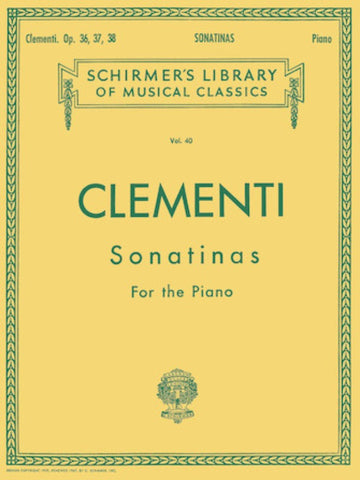 Clementi: Sonatinas for the piano Vol. 40